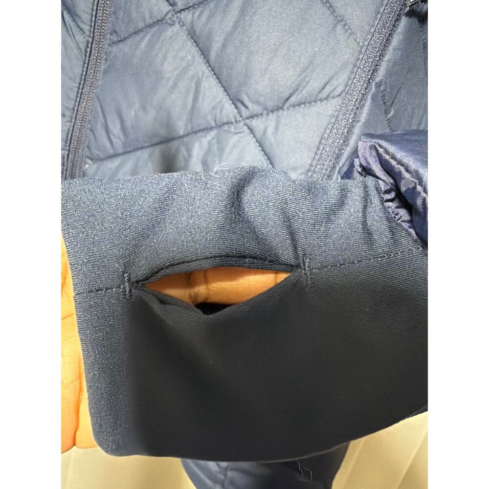 Columbia Heavenly Long Hooded Jacket Size L Navy Blue Great Condition - Picture 8 of 14